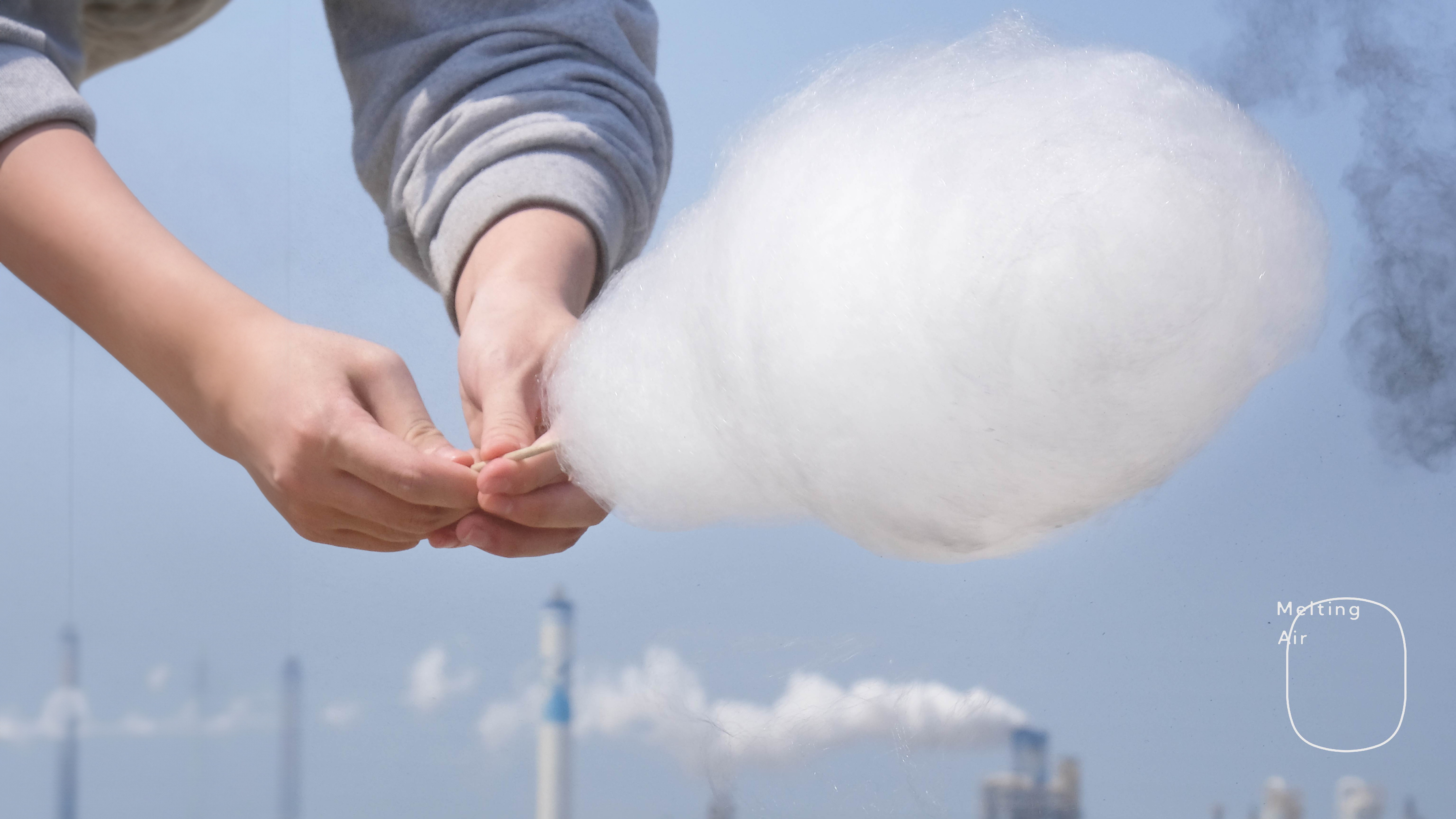 Melting Air 戶外捲棉花糖